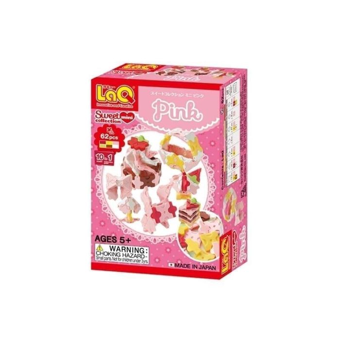 Klocki edukacyjne Mini Pink pudełko,86x123 mm