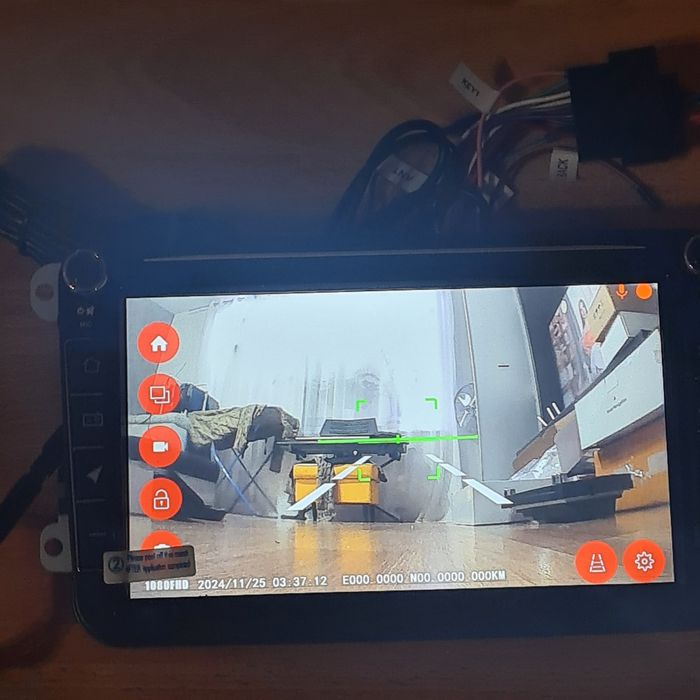 Wideorejestrator kamera 1080p USB dla radia Android z ADAS+karta SD32G