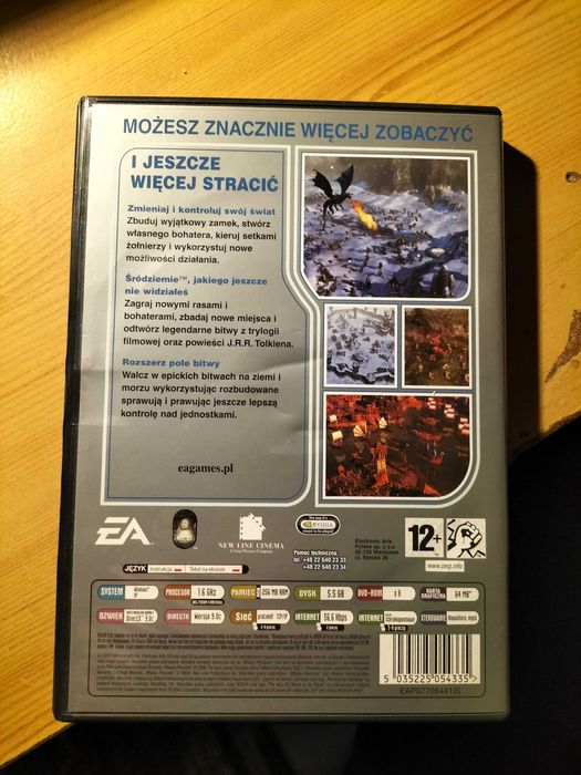 Gra PC DVD-ROM Władca Pierścieni Bitwa o Środziemie II EA Classics