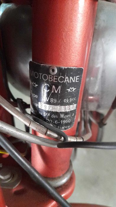 Mobilete Motobécane AV89 de 1960
