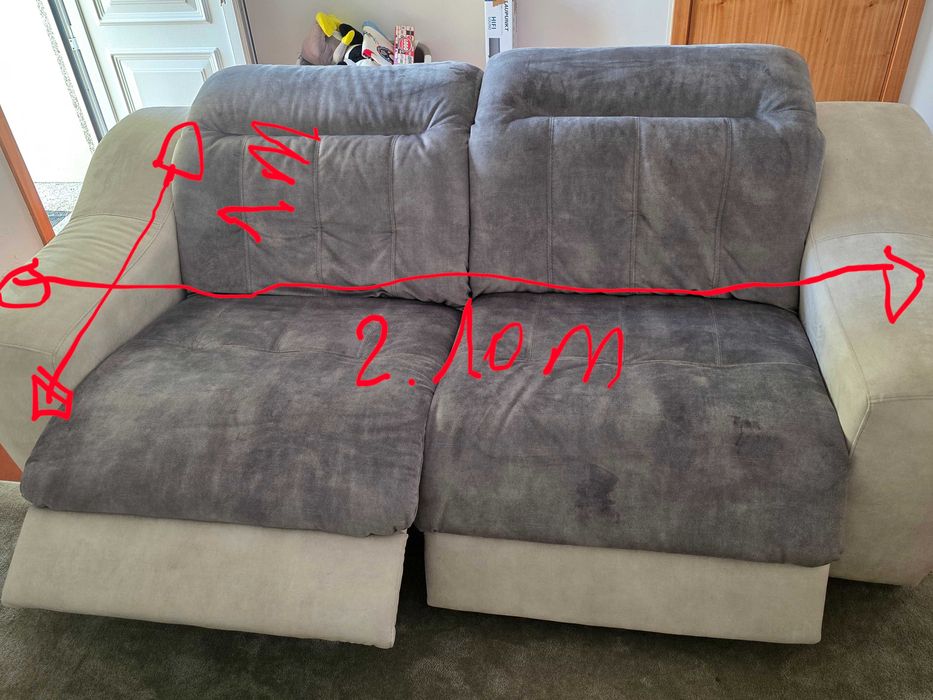 Sofas e mesa de centro
