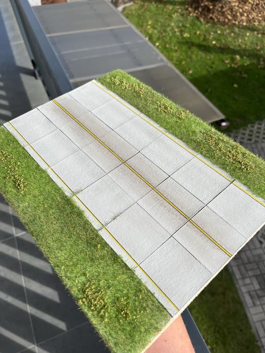 Diorama drogi kołowania