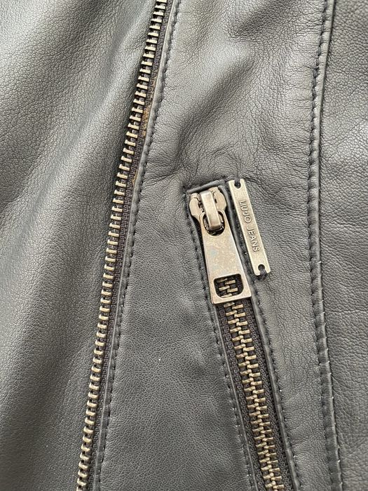 Kurtka Ramoneska skórzana Skora Liu Jo grafitowa S XS