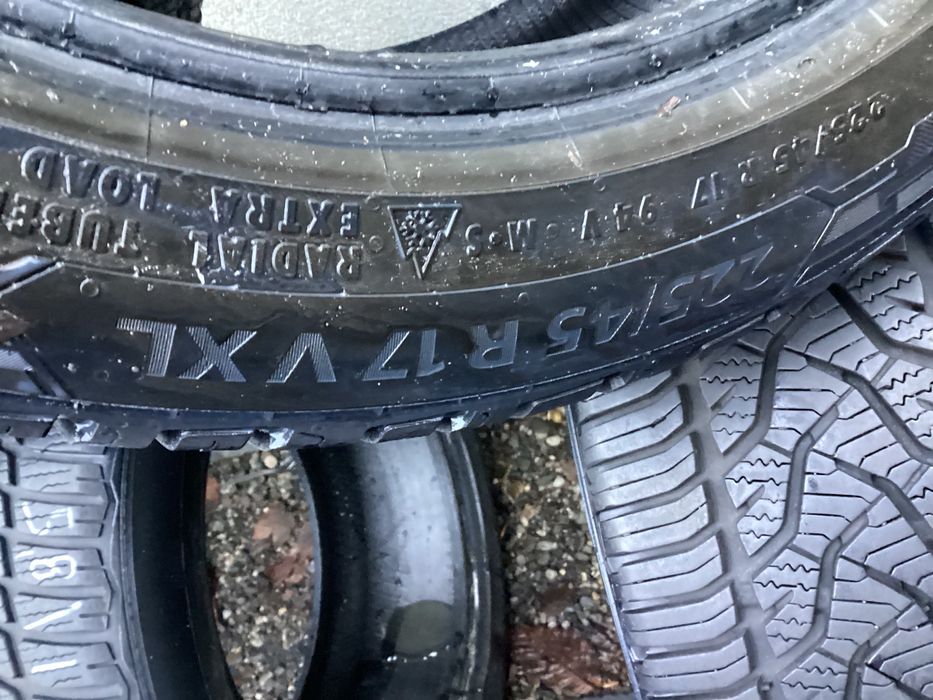 BARUM 225/45r17 2szt opony całoroczne 6mm 2021r