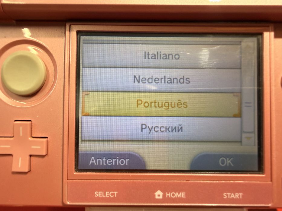 Nintendo 3ds cor de rosa