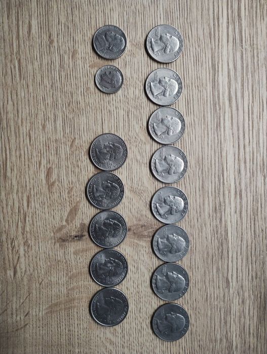 Monety amerykańskie okazja