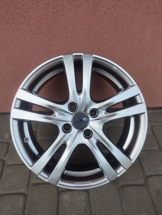 Nowe alufelgi włoskie Mak zenith 16x6.0 et50 4x100 Renault clio dacia