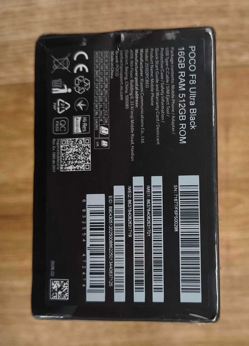 Telefon POCO F8 Ultra 16/512 Nowy