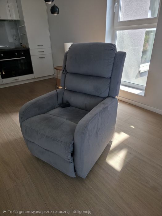 Fotel rozkładany z masażem !! STAN IDEALNY!!