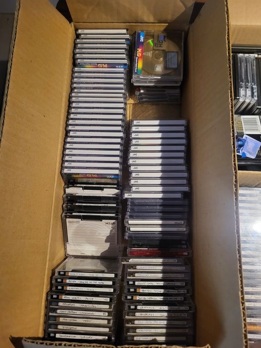 Płyty MiniDisc nagrane