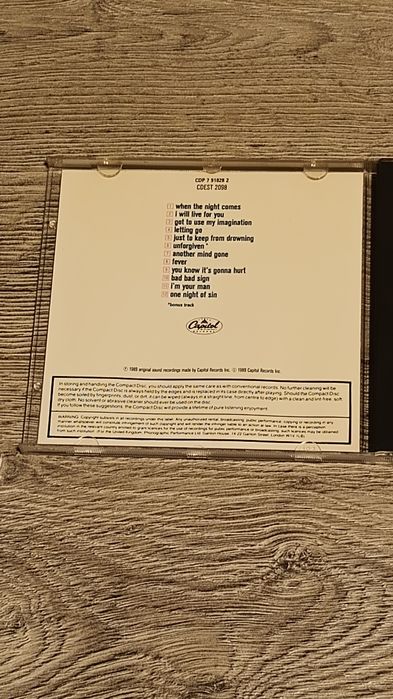 Joe Cocker One night of sin  CD