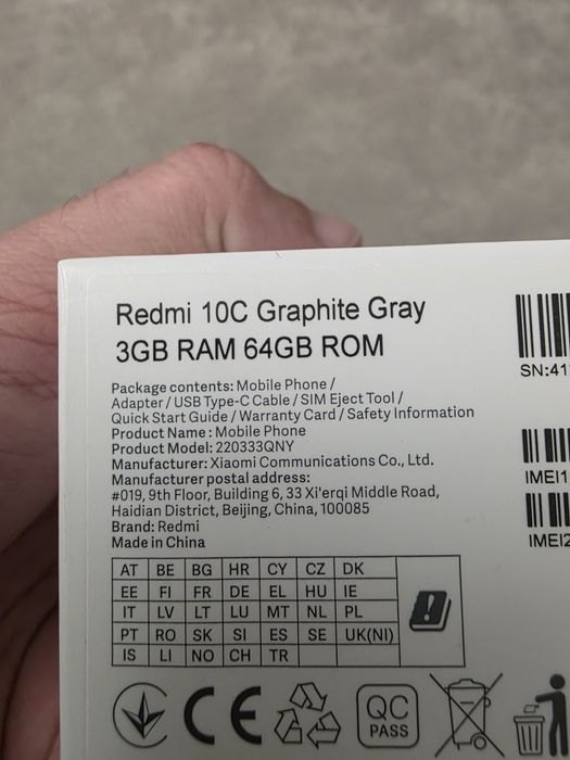 Telemóvel Redmi 10c como novo
