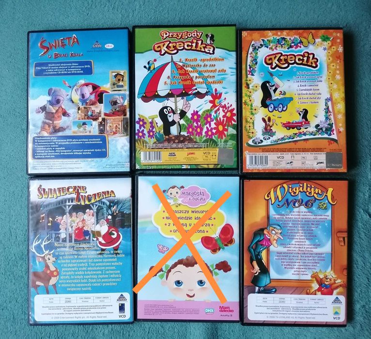 Bajki na płycie VCD