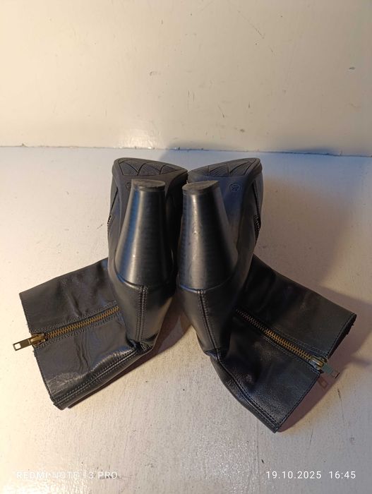 botki skórzane Remonte