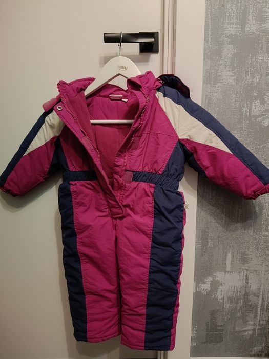 Зимовий комбінезон теплий на дівчинку 86 р.