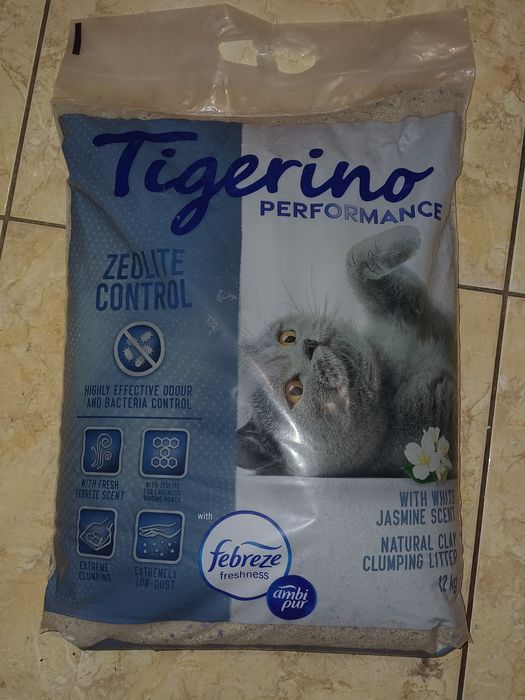 Żwirek Tigerino 12kg Ambi Pur jaśmin zbrylający