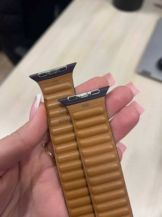 Ремінець із натуральної шкіри для Apple Watch (42/44/45/49 mm)