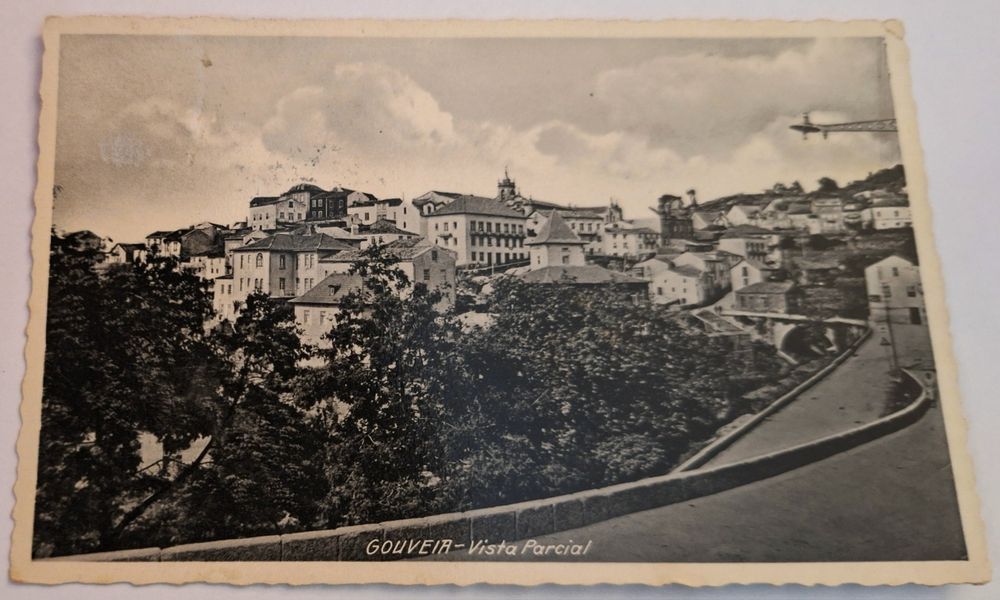 Postal antigo anos 30 40 Lamego Gouveia Marão Santa Comba Dão