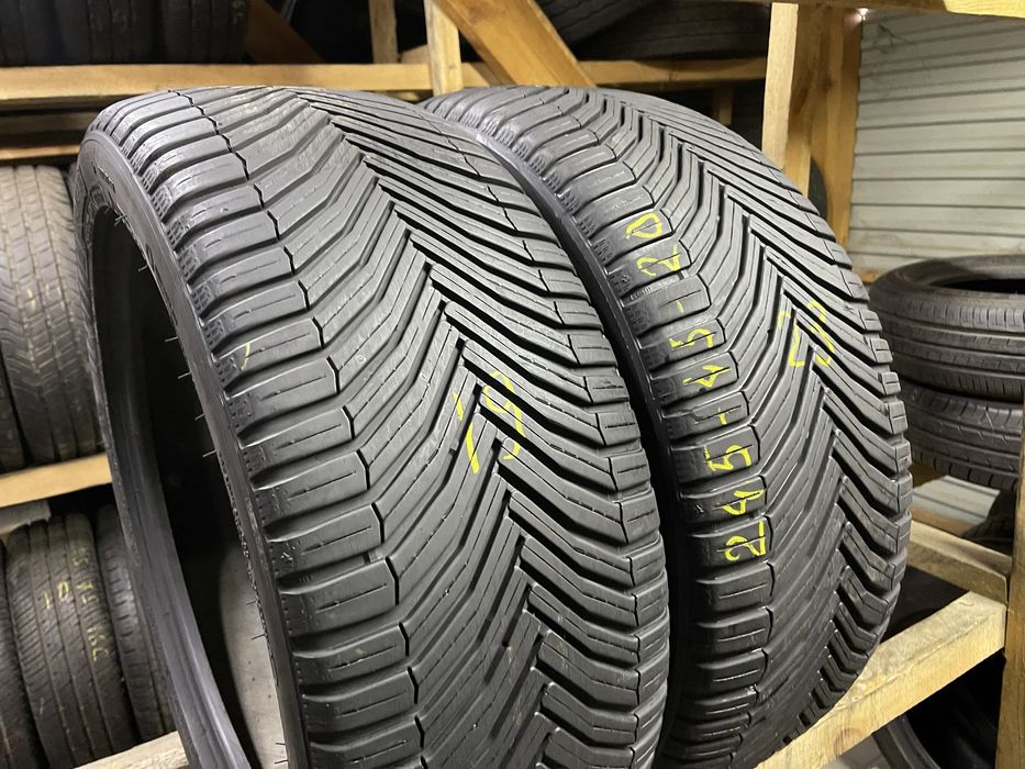 Шини літо 245/45R20 MICHELIN Cross Climate 2 SUV 2шт стан ідеал