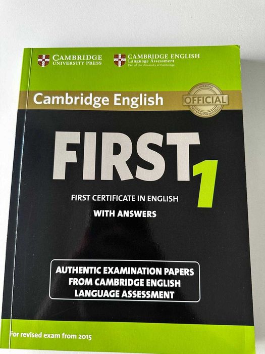 First 1 with answers -  First Certificate in English N