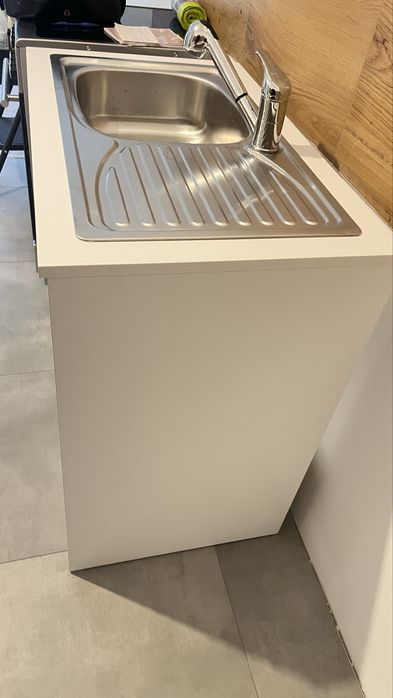 zlew nowy z wyciąganą  sluchawką