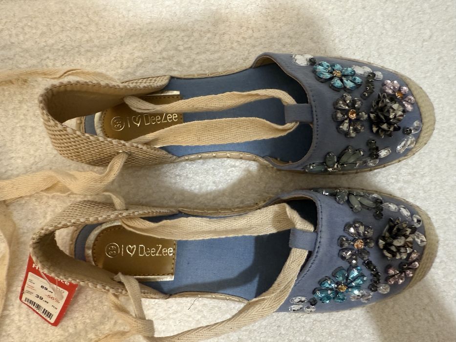 nowe buty letnie espadryle