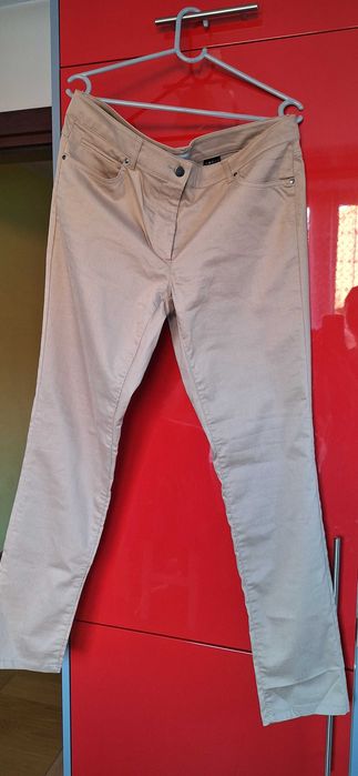 Spodnie  XXXL 46 H&M beżowe na wiosnę