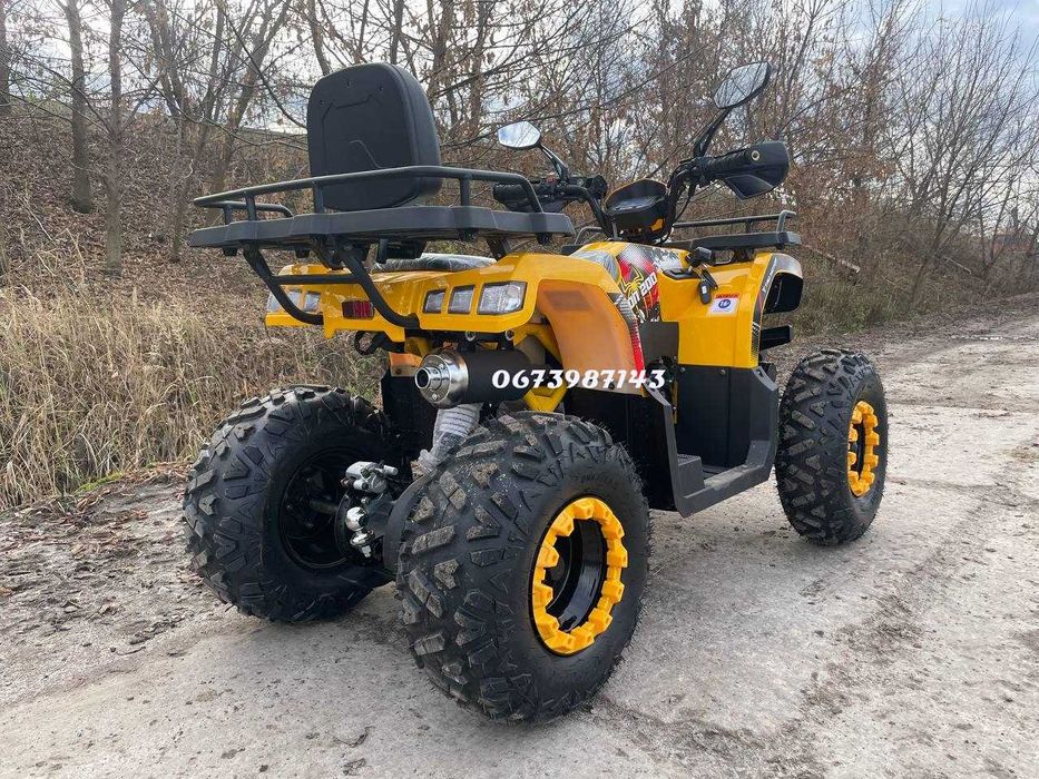 Квадроцикл Comman Scorpion 200cc ЛЕБІДКА Фаркоп Вантажепідйомніть 300 кг/2-місця Безкоштовна доставка
