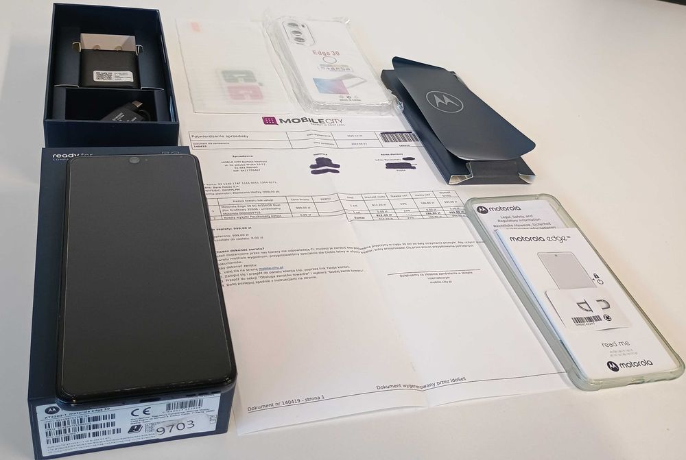 Motorola Edge 30 5G | 8/256GB Meteor Grey | Gwaran 144Hz | Bateria 87%