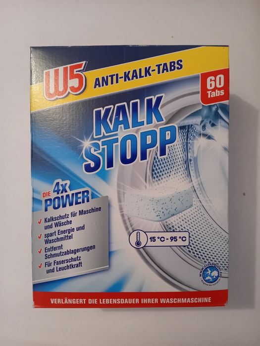 Odkamieniacz do pralki W5 60 szt
