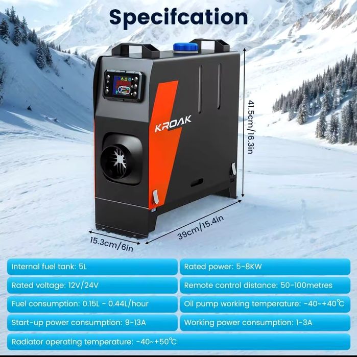 Автономка Автономний дизельний отопитель обогреватель Моноблок вебасто