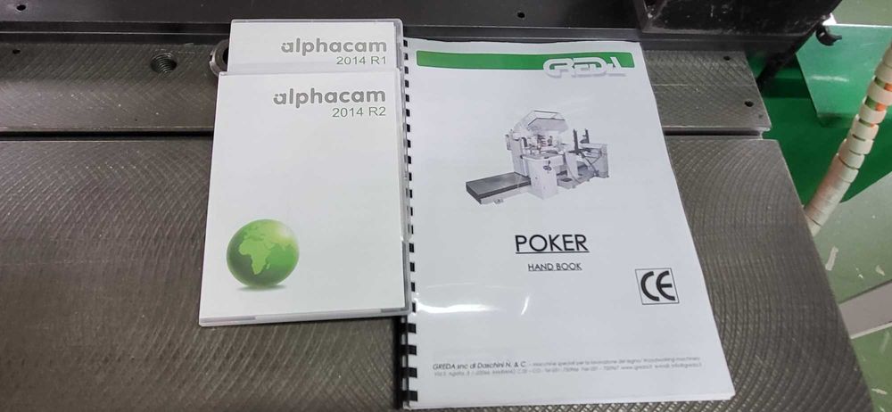 Centrum obróbcze CNC GREDA POKER rocznik 2014 płynna obrotnica