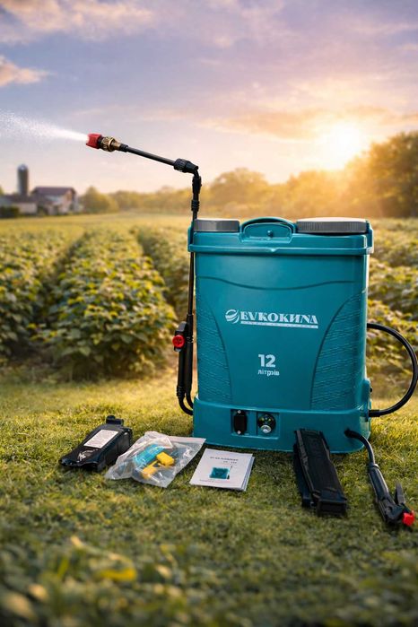 Обприскувач акумуляторний 12л Буковина оприскувач опрыскиватель