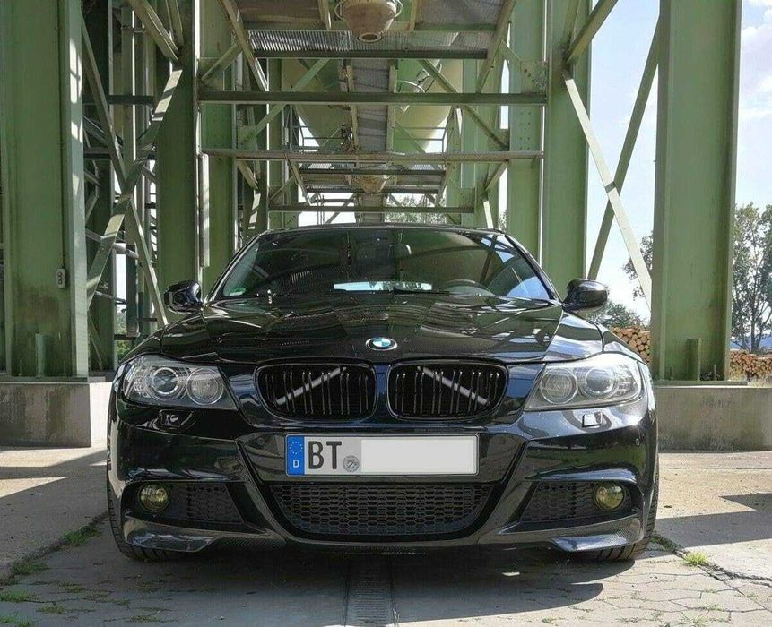 Nerki grill Czarny połysk do BMW E90 E91 LCI lifting 2008 - 2013