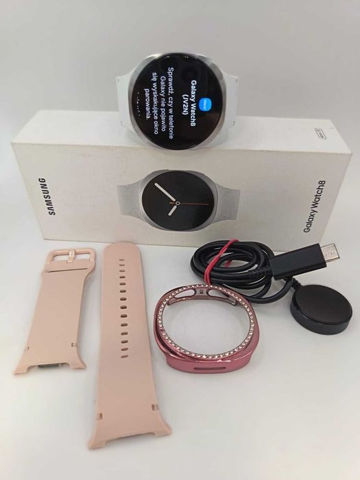 Samsung Galaxy Watch 8 SM-L335 e-sim LTE  Idealny Full set pudełko Gratisy /Twój Lombard/Bytom