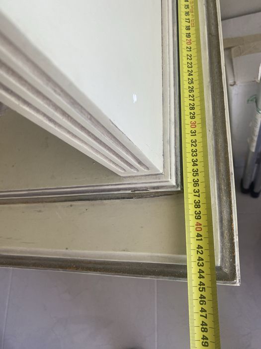 Movel de sala vintage  em madeira pintada a mão