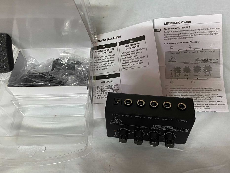 Amplificador behringer micromix mx400