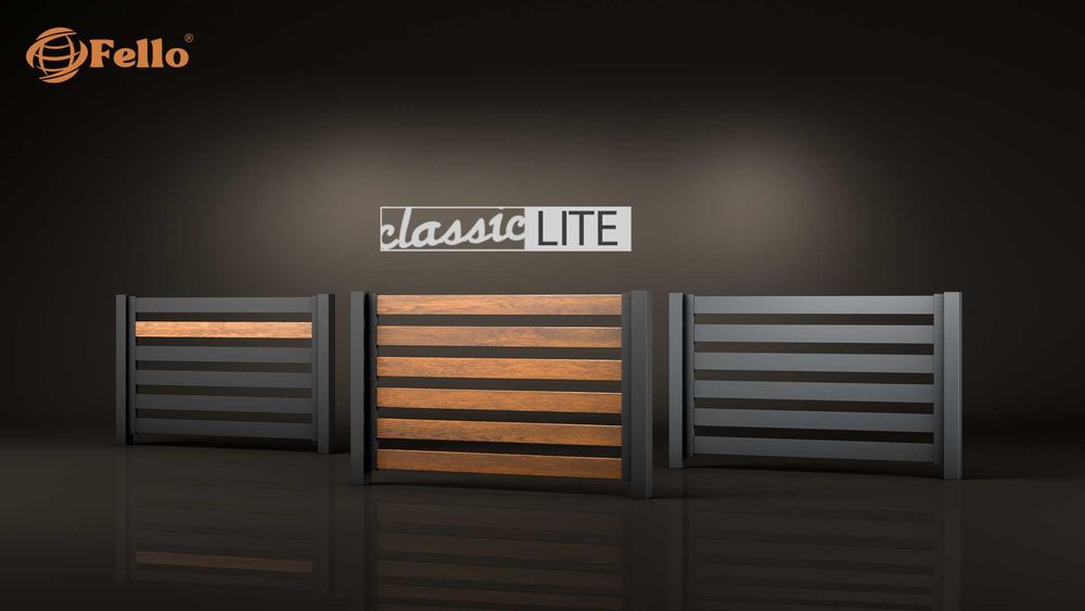 Ogrodzenie płot przęsło aluminium RAL na wymiar panel segment