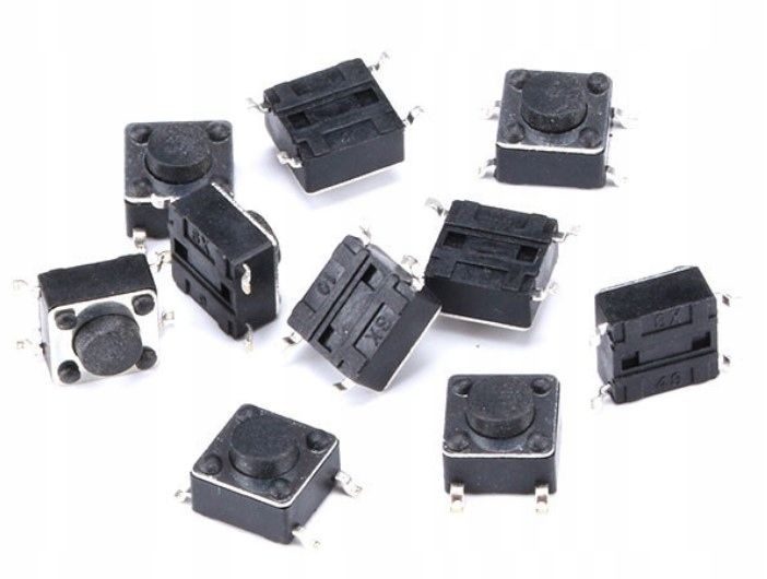 Microswitch przełącznik przycisk 6x6x5mm 10szt