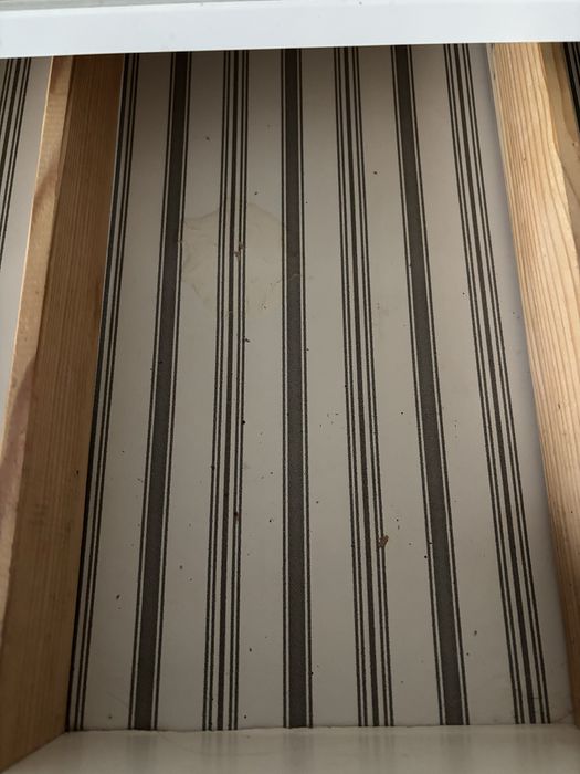 Toaletka z lustrem Hemnes krysztalki