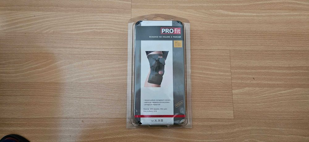 Ściągacz na kolano z paskami - rozmiar S