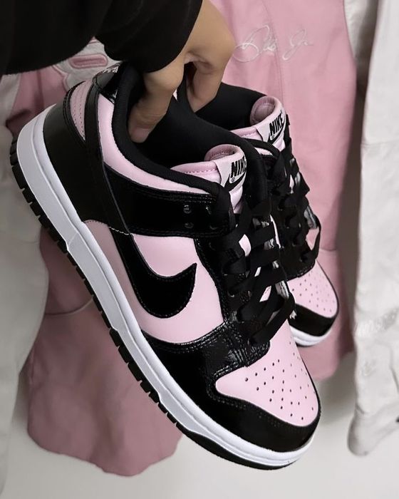 Nike Dunk Low Black Pink жіночі кросівки найк сб данк