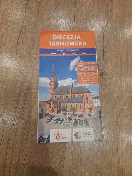 diecezja-tarnowska-mapa-turystyczna-tarn-w-olx-pl