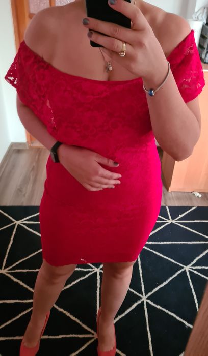 Mega sexy seksowna sukienka hiszpanka koronka koronkowa elegancka wese