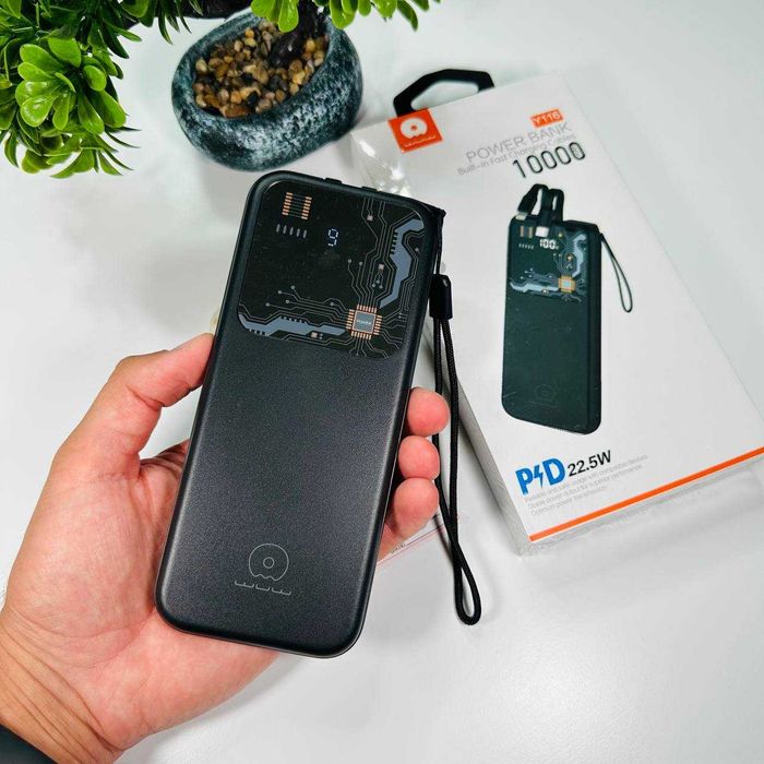 Павербанк зі швидкою зарядкою PD 22.5W+Type-C 10000 mah Power bank