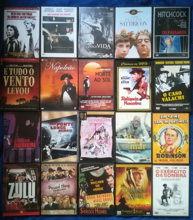 Lote 165 DVD's originais (Lote 1)