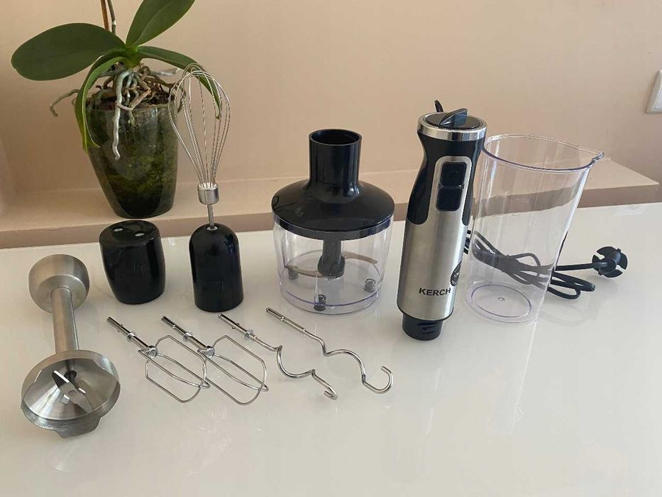 Blender Ręczny Mikser Wielofunkcyjny Turbo 1200w + akcesoria