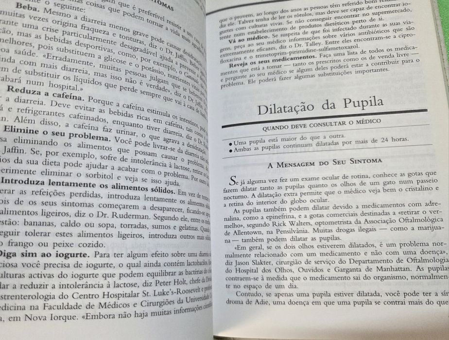 Livro Sintomas causas e curas