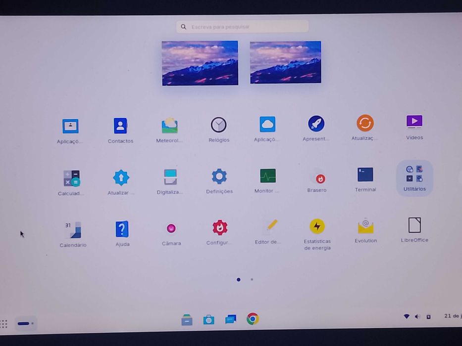 MacBook pro com instalação Linux zorin 18