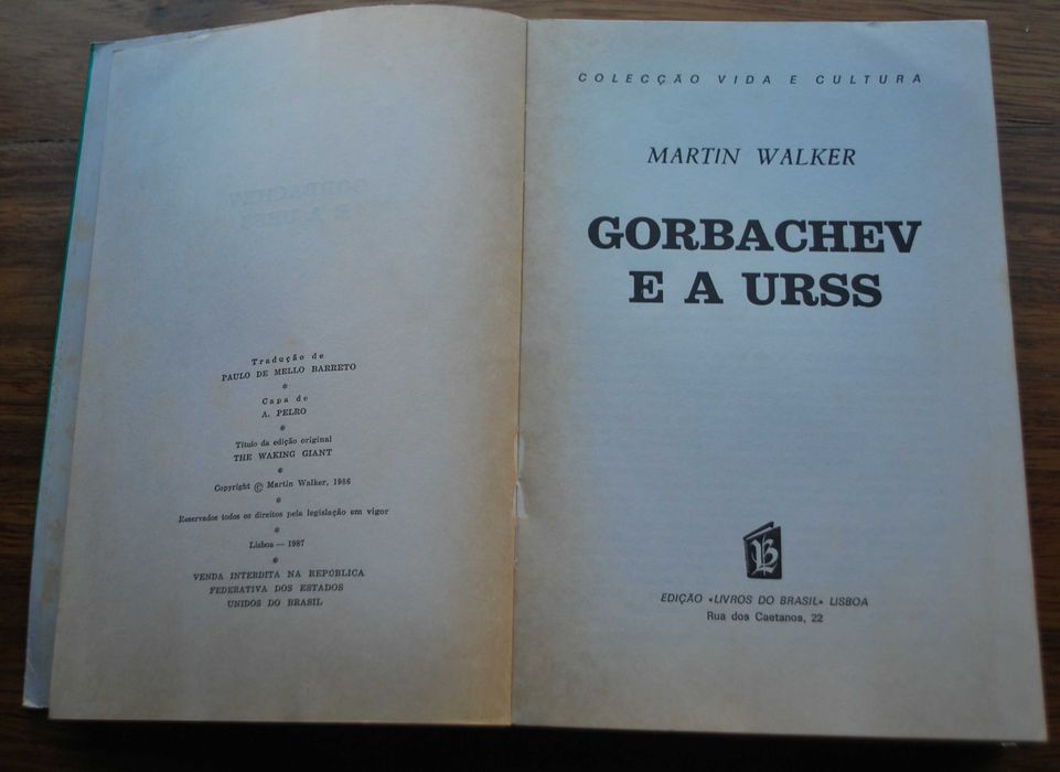Gorbachev e A URSS de Martin Walker431277568710430721